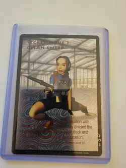 Tomb Raider CCG 203 - Secret Move 3: Clean Sweep - Base Ultra Rare Card Holo - Image 1
