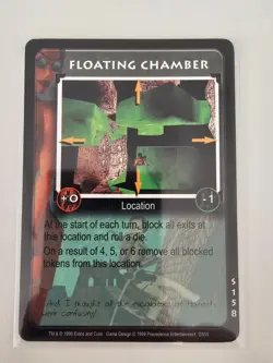 Tomb Raider CCG S158 - Floating Chamber - Slippery When Wet Rare Card - Image 1