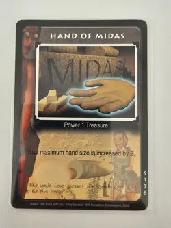 Tomb Raider CCG S178 - Hand of Midas - Slippery When Wet Rare Card - Image 1