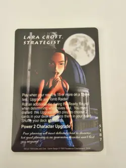 Tomb Raider CCG S187 - Lara Croft, Strategist - Slippery When Wet Rare Card - Image 1