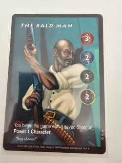 Tomb Raider CCG - 200 The Bald Man - Base Rare Card - Image 1