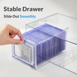 DEEIF 4 Drawer Trading Card Storage Box for Toploader & 315 cubic inches - Image 3