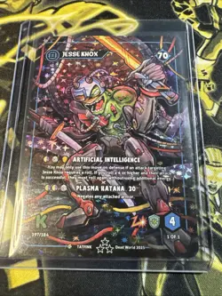 Dead World TCG Jesse Knox 197/184 SR Borderless Holo Card Kickstarter🔥 - Image 2