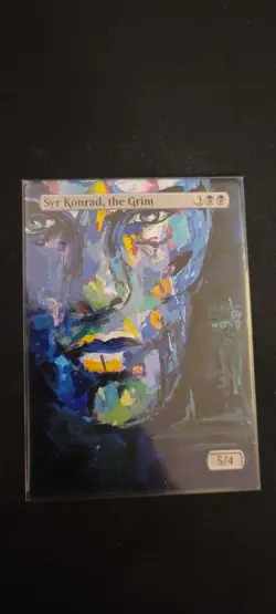 MTG ALTER: Syr Konrad the Grim, by Mr Felt. Full art alter/Tarot - Image 1