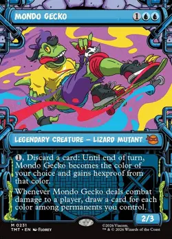 Mondo Gecko-Teenage Mutant Ninja Turtles-Borderless-Foil-231-NM - Image 1