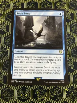 Swan Song #197 Lord of the Rings LTC Magic MTG - Image 1
