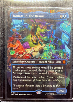 Donatello, the Brains (0002) (Borderless) Commander: Teenage Mutant Ninja... - Image 1