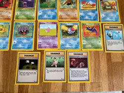 Large lot Pokemon Cards FOSSIL 24-62 /62 Excellent condition - Image 4