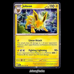 Jolteon 029/131 - 2025 Prismatic Evolutions Cosmos Holo Promo - Pokemon Card NM - Image 1