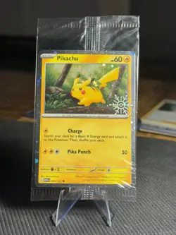 ❄ Pokemon 2025 Holiday Calendar Stamped Festive Pikachu 025/165 SEALED ❄ - Image 1