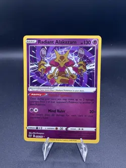 Pokemon TCG - Radiant Alakazam 059/195 - Silver Tempest - Holo - NM - Image 1