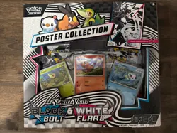 Pokemon TCG SV10.5 Black Bolt & White Flare Unova Poster Collection Box Sealed - Image 1