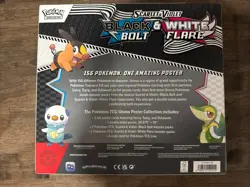 Pokemon TCG SV10.5 Black Bolt & White Flare Unova Poster Collection Box Sealed - Image 2
