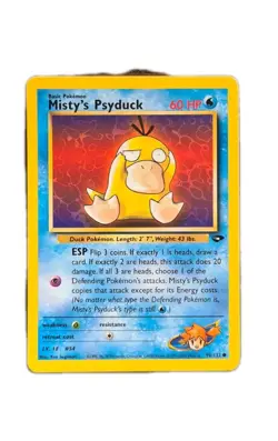 2000 POKEMON GYM CHALLENGE 90/132 MISTY'S PSYDUCK ENGLISH - Image 1