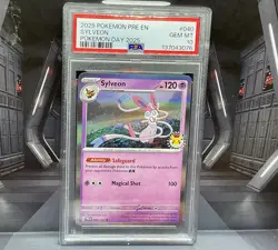 PSA 10 Sylveon Pokemon Day 2025 Exclusive Stamped Promo - Image 1