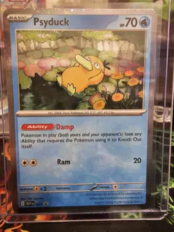 Pokemon TCG Psyduck MEP 007 Mega Evolutions Cosmos Holo Black Star Promo - Image 2