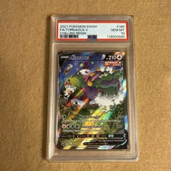 2021 Pokemon SWSH Chilling Reign Tornadus V Alt Alternate Art 185/198 PSA 10 - Image 1