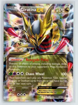 Pokemon XY - Ancient Origins #57/98 Giratina EX MP - Image 1