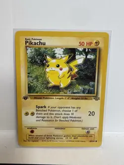 Pokemon TCG Pikachu Jungle 60/64 Regular 1st Edition Common - Image 1