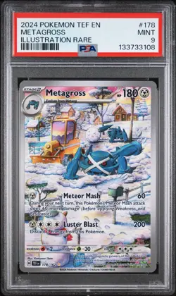 Pokemon Temporal Forces | Metagross IR 178/162 | PSA 9 - Image 1