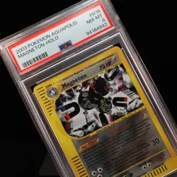 Pokemon TCG - Magneton H16 Aquapolis Holo Rare - PSA 8 NM/MT - Image 1