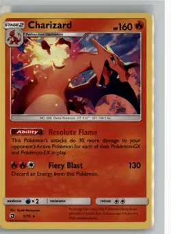 CHARIZARD 3/70 HOLO R DRAGON MAJESTY POKEMON NM - Image 1