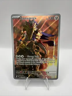 Zamazenta 201/182 Destined Rivals Illustration Rare Pokemon TCG - Image 1