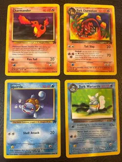 Pokemon Dark Charmeleon Wartortle Charmander Squirtle - Image 1