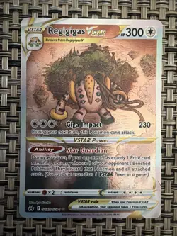 Pokemon TCG Regigigas VSTAR Crown Zenith: Galarian Gallery Holo Ultra Gg55/gg70 - Image 1