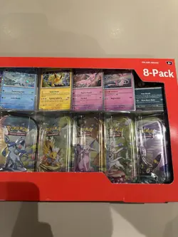Pokemon Prismatic Evolutions 8-Pack Mini Tins Set Costco | Sealed & Brand New - Image 4