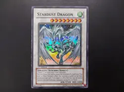 Yugioh - Stardust Dragon DP08-EN014 Super Rare 1st Edition - Image 1