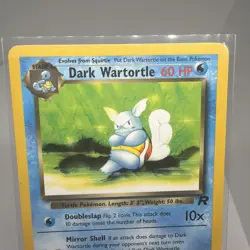 Pokemon Dark Wartortle Card TCG Team Rocket Series 46/82 Vintage WOTC - Image 2
