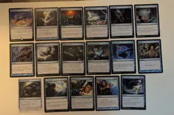 MTG Blue counterspell. 17 cards.Magic the gathering Swan Song and counterspells. - Image 1