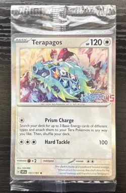 Terapagos [Horizons] Sealed Pokemon Card - Surging Sparks - 161/191 - Image 1