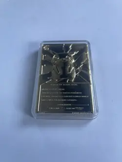 23k Gold Plated Pikachu Pokemon Card 1999 With Certificate Of Authenticity! - Image 4