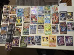 Pokemon Jumbo Card Lot (68) Pikachu Lucario, Legendary Dogs, Etc. 68 Card Lot! - Image 1