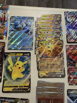 Pokemon Jumbo Card Lot (68) Pikachu Lucario, Legendary Dogs, Etc. 68 Card Lot! - Image 5