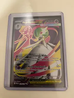 Mega Gardevoir ex 159/132 Pokemon Card w/ Sleeve and Top Loader - Image 1