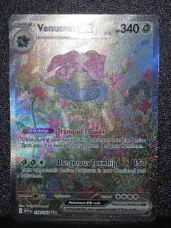 Venasaur EX #198/165 Pokemon 151 Scarlet & Violet SIR Special Illustration Rare - Image 2