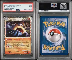 Machamp: 2010 Pokemon Heartgold & Soulsilver Triumphant #95 - PSA 7 - Image 1