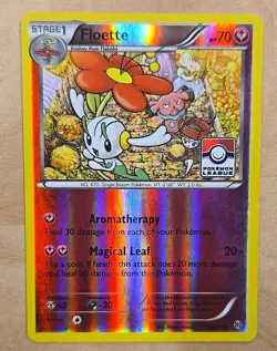 Floette 102/162 Stamped Reverse Holo Pokemon League Promo - VLP - Image 3