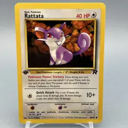 Rattata 66/82 - Team Rocket - 1st Edition - Pokemon TCG - Image 2