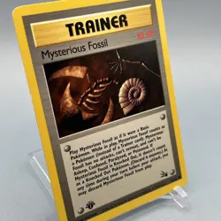 Mysterious Fossil 62/62 - Fossil - 1st Edition - Pokemon TCG - Image 1
