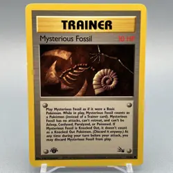 Mysterious Fossil 62/62 - Fossil - 1st Edition - Pokemon TCG - Image 2