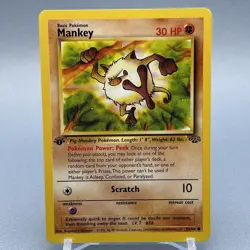 Mankey 55/64 - Jungle - 1st Edition - Pokemon TCG - Image 2