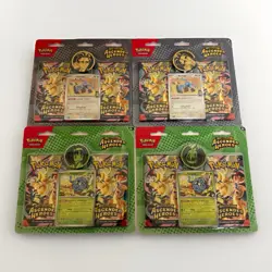 4 Pokemon TCG ME2.5 Ascended Heroes 2-Pack Blister Bundle Erika Larry Sealed - Image 1