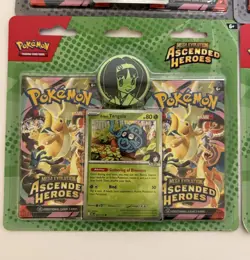 4 Pokemon TCG ME2.5 Ascended Heroes 2-Pack Blister Bundle Erika Larry Sealed - Image 2