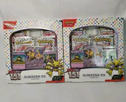 Pokemon TCG Scarlet & Violet 151 Alakazam ex Collection Booster Box New 2 Boxes - Image 1