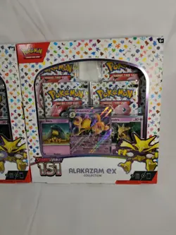 Pokemon TCG Scarlet & Violet 151 Alakazam ex Collection Booster Box New 2 Boxes - Image 3