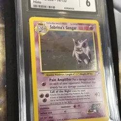 Pokemon 2000 Gym Heroes Holo #14 Sabrina's Gengar - CGC 6 - Image 3